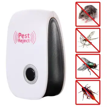 

1PC Electronic Pest Repeller Ultrasonic Insect Repeller Repellent Anti Mosquito Mouse Repeller Rodent US/UK/EU/AU Plug