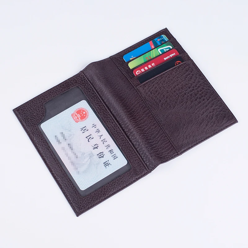 Real Leather Passport Cover Travel for Passport Holder