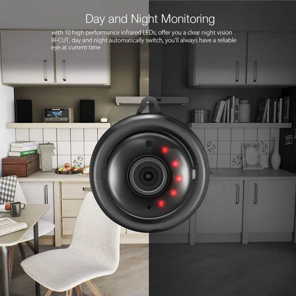 Cena Digoo DG MYQ HD 1080P bezprzewodowe WiFi inteligentne bezpieczeństwo w domu kamera IP Onvif monitory dla dzieci chmura przechowywanie Night Vision