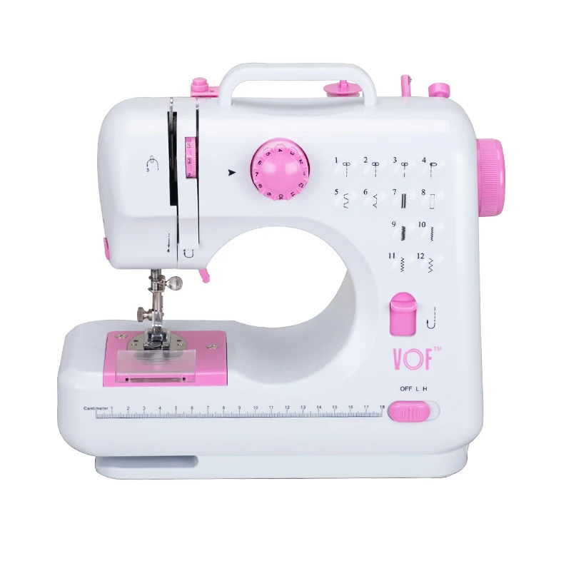 

FHSM 505 Automatic mini electric sewing machine home use leather bag tailoring buttonhole sewing equipment with foot pedal