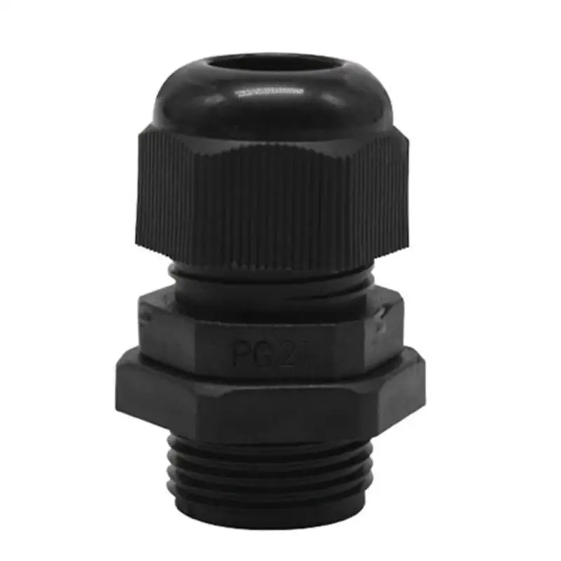 

10pcs PG21 Waterproof Cable Gland Plastic Wire Cable Connector Fixed Tool