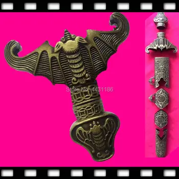 

A Set High Quality Bat Theme Chinese TaiChi/KungFu Sword WuShu Han Swords Jian Kirsite Fitting Nice Metal Crafts