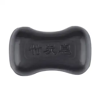 

100g Handmade Bamboo Charcoal Soap Oil Control Removal Blackhead Acne Soap Anti Fungus Bath Healthy Cleanning Soap