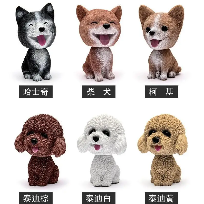 

Authentic DREAMCAR High-Grade Car Dashboard Ornaments Car Swing Dog Cartoon Car Doll Dog Gift