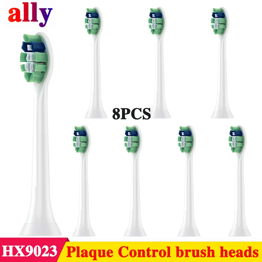 

8pcs Replacement Brush Heads Compatible with Philips Sonicare 2 Series ProtectiveClean Essence+DiamondClean HealthyWhite HX9023