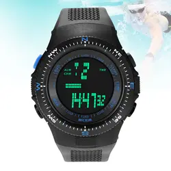 Светящиеся мужские часы сильные часы цифровые часы уличные многофункциональные водонепроницаемые электронные спортивные часы
