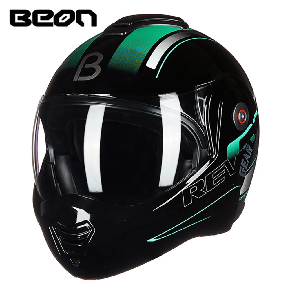 

BEON T702 Rear Flip up Motorcycle Helmet Modular Open Full Face Helmet Moto Casque Casco Motocicleta Capacete Helmets ECE