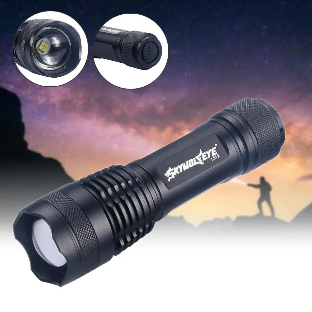 фонарик superfire c8-t6 950 лм, 200 м. фонарь аккумуляторный с зарядкой от сети 220в. фонарь skywolfeye. фонарь велосипедный cree xml t6. фонарик с зумом хнр 70 на батарейках.