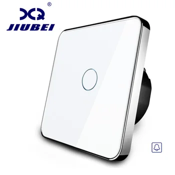 

Jiubei EU Standard, Door Bell Switch, Crystal Glass Switch Panel, 220~250V Touch Screen Door Bell Switch,C701B-11/12/13