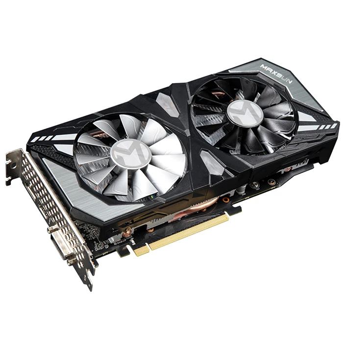 Оригинальная видеокарта MAXSUN GeForce GTX 1660 Terminator 6G для игр GDDR5 DP HDMI DVI|Графические