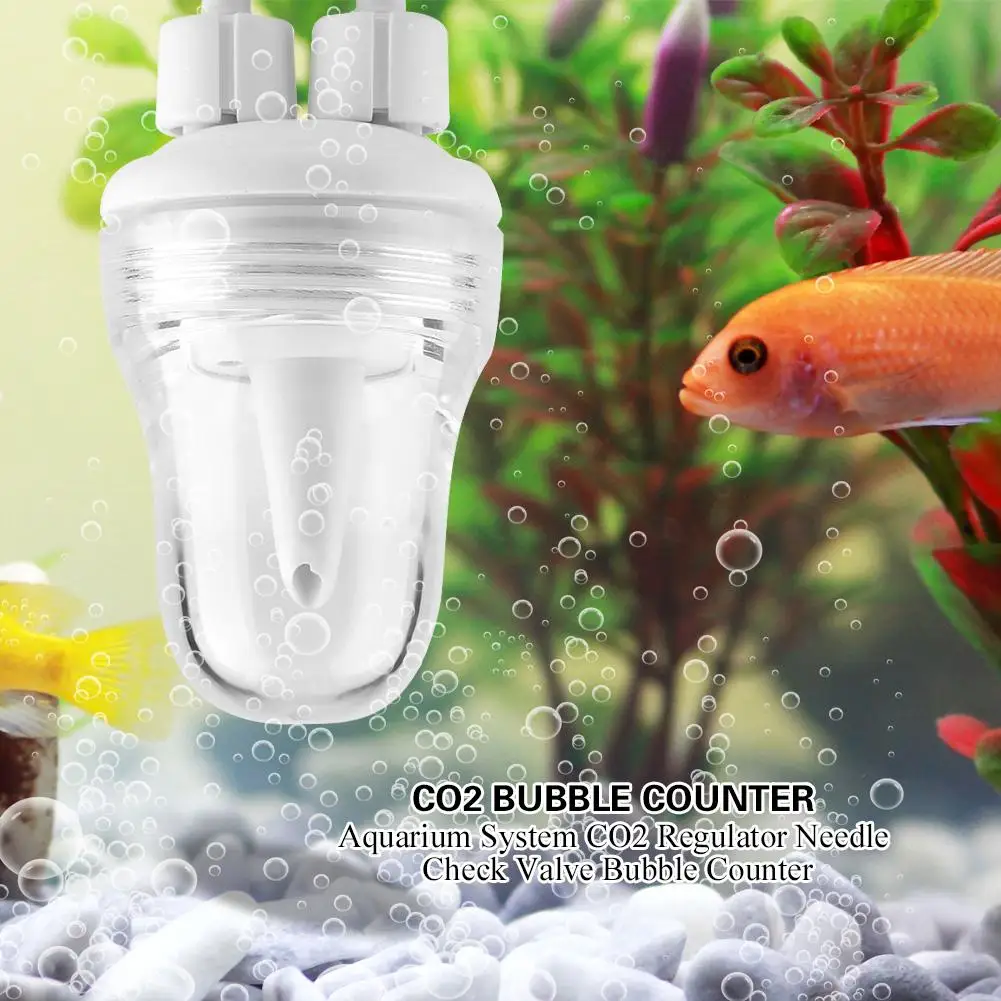 

Aquarium System CO2 Check Valve Regulator Needle Check Valve Bubble Counter Fish Tank Aquarium Accessory