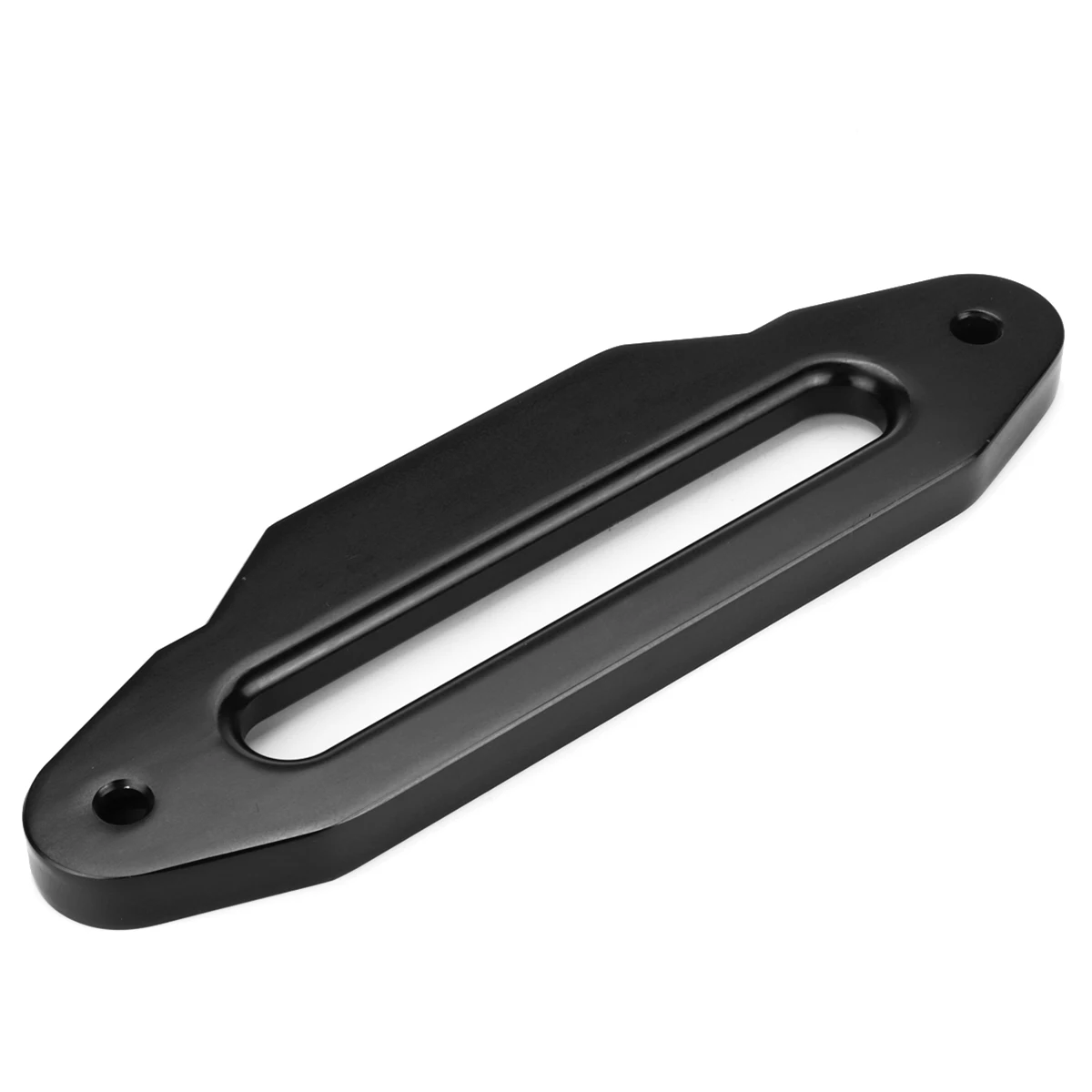 العالمي Alumimum Hawse Fairlead الأسود Hawse Fairlead ل الاصطناعية حبل رفع كابل دليل 6000lbs ل SUV ATV UTV حبل قطر