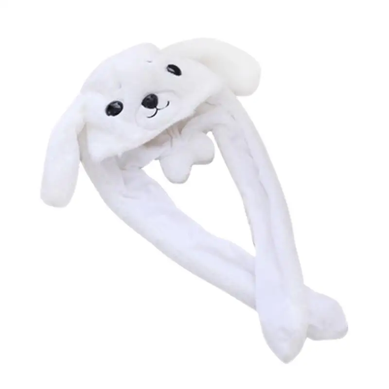 

1 pc Pop Up Ears Sea Lion Hat Soft Novelty Lovely Funny Cartoon Animal Cap Plush Toy Photo Prop for Adults Children