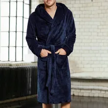 5xl 4xl 3xl Flannel Robe Male Thick Solid Dressing Gown Plus Size Belted Empire Men'S Bathrobe Winter Long Robe Mens Bath Robe 5xl 4xl 3xl Flannel Robe Male Thick Solid Dressing Gown Plus Size Belted Empire Men'S Bathrobe Winter Long Robe Mens Bath Robe
