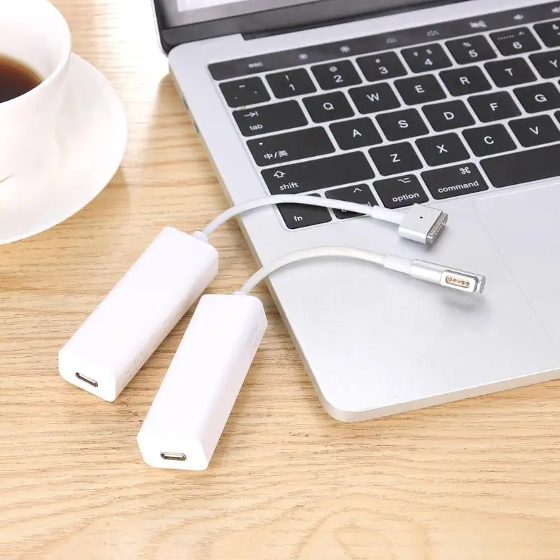 USB C к Magsafe 45 Вт 60 Вт конвертер адаптер для MacBook Pro компьютера быстрое Безопасное подключение Т-образной головки L головы серии зарядных преобразователей