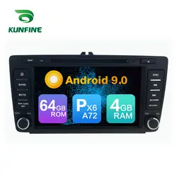 Android 9,0 Core PX6 A72 Ram 4G Rom 64G Автомобильный DVD GPS; Мультимедийный проигрыватель стерео для SKODA OCTAVIA 2009-2015 Радио головного устройства