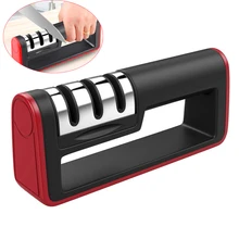 Портативные бытовые Ножи точилка для дома Кухня безопасности 3 этапа Ножи быстрая Заточка инструмента
