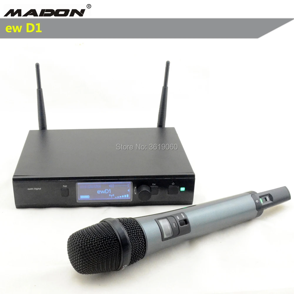 

Free Shipping , ew D1 , EM D1, SKM-S D1, SK D1 sennheisertype wireless microphone ,digital wireless vocal set microphone system