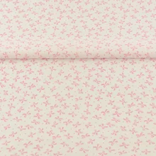 Розовые банты конструкции Tecido белый хлопок ткань шитье Лоскутные украшения плотные и мягкие постельные принадлежности саржевая ткань