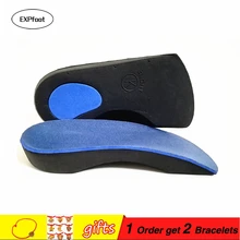 2 пар/лот EXPfoot EVA ортопедический эластичный бинт на стопы Арка Поддержка обувь полупальцы Pad ортопедические уход для ног: стельки для мужчин и женщин