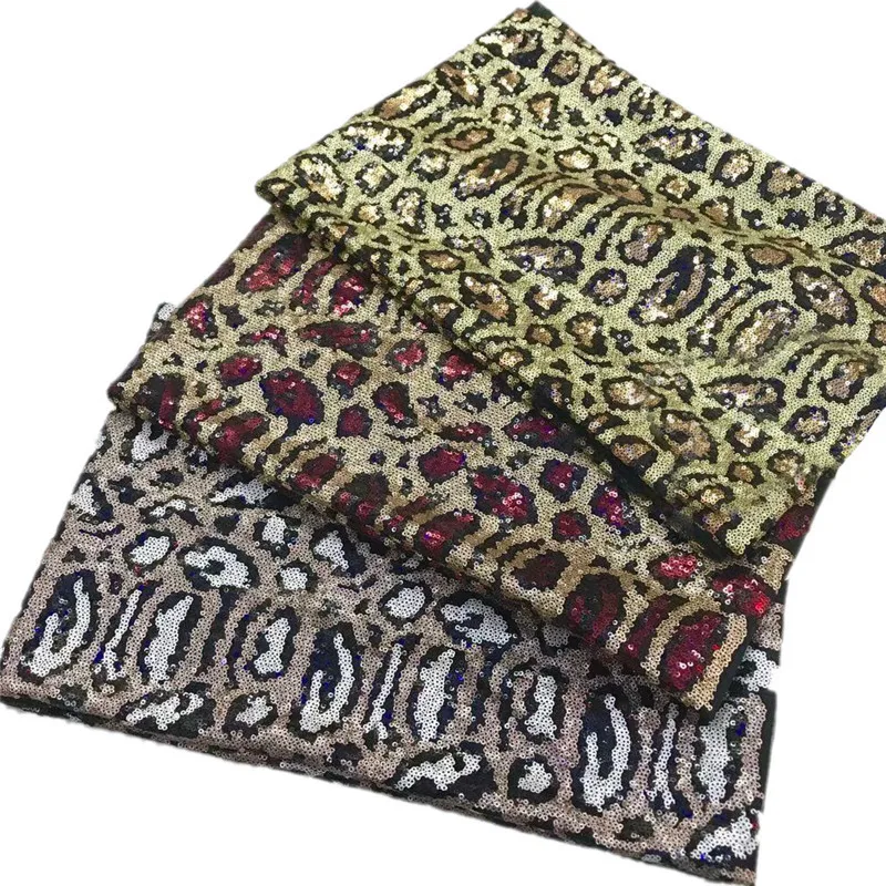 Most popular Great quality Dress Fabric with full of sequins and