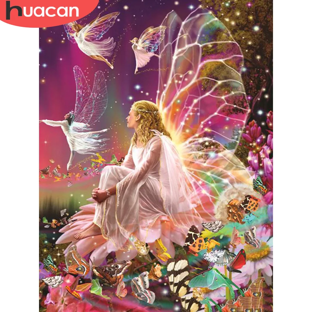 

HUACAN 5D DIY Diamond Painting Full Square Girl Embroidery Sale Diamond Mosaic Cross Stitch Rhinestone Picture Home Decor Gift