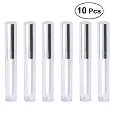 Набор из 6 мл Блеск бальзам для губ тюбики, контейнер Блеск для губ палочка пустые бутылки(серебро