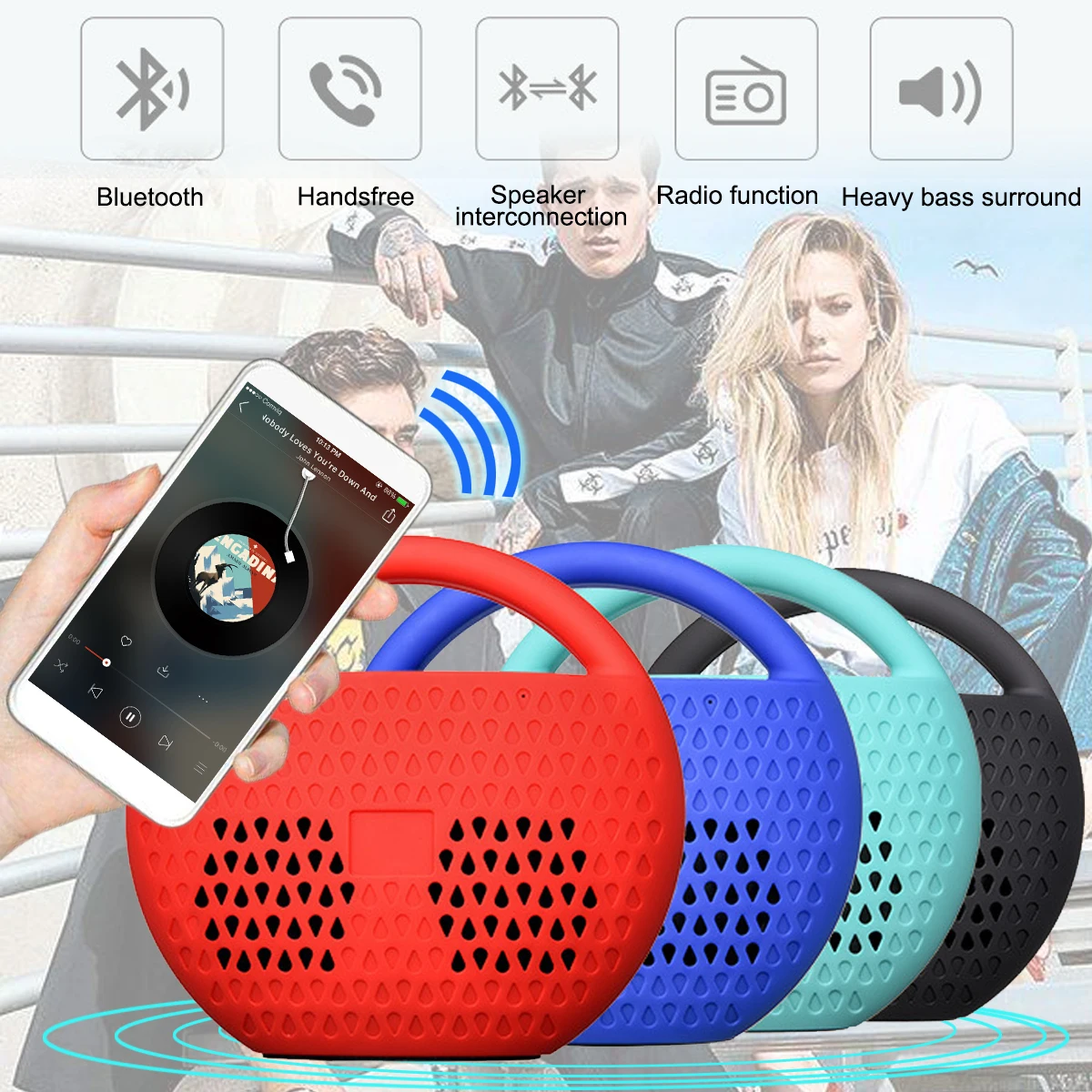 Портативный беспроводной Bluetooth мини динамик для путешествий|Портативные