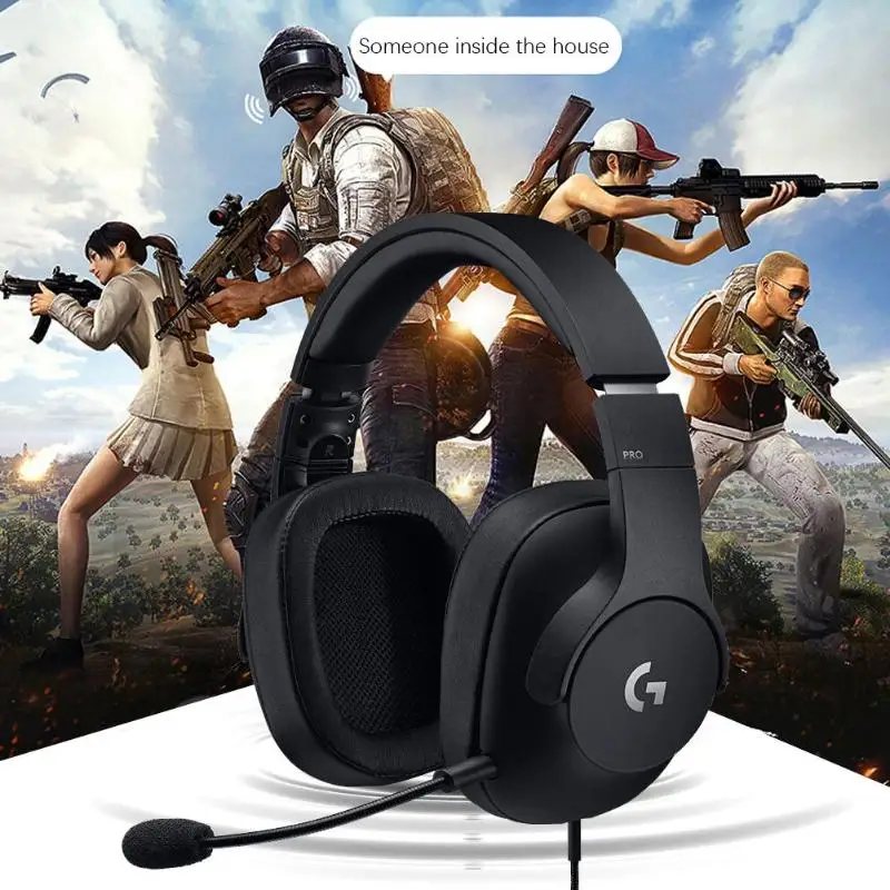 

Logitech G PRO Gaming Headset with Detachable Mic for PC/Xbox One/PS4/NS Logi 20Hz-20kHz Games Headphone for PUBG