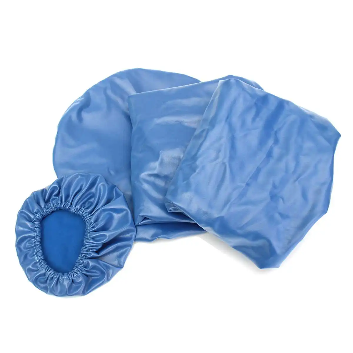 Baratos 4 unids set Dental PU Unidad de cuero Dental silla cubierta de asiento cubierta elástica para silla funda protectora impermeable dentista Equipme