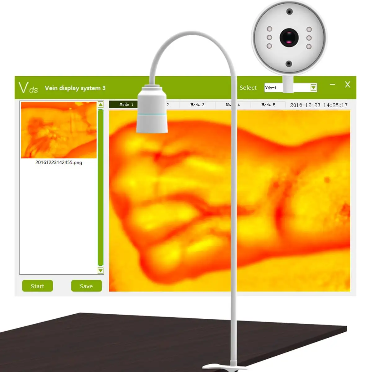 

Adjustable Adult Child USB Vein Viewer Display Finder Infrared Blood Vessels Imaging IV Medical Device For Intravenous Injection