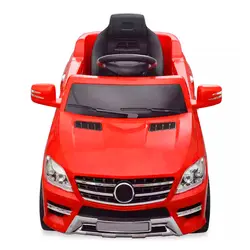 Vidaxl 6 V 4 AH Mercedes Benz ML350 цветной блестящий красный Rechargeablle электрический автомобиль пластиковый гибкий и безопасный детский игрушечный