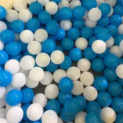 50 шт./компл. белого и синего цвета мяч мягкий Пластик океан мяч дети Плавание бассейн Яма Игрушки Прочный