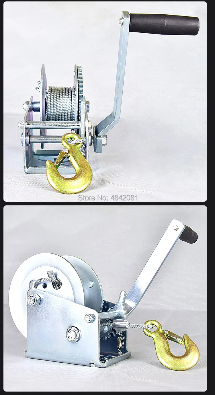 1400lbs-1600lbx8/15 м Лодка Грузовик Авто Ручная самофиксирующаяся ручная лебедка ручной инструмент