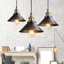 Lámpara colgante Estilo nórdico Vintage, lámpara colgante para Loft, lámpara Retro Industrial, Bombilla Edison para comedor, cocina