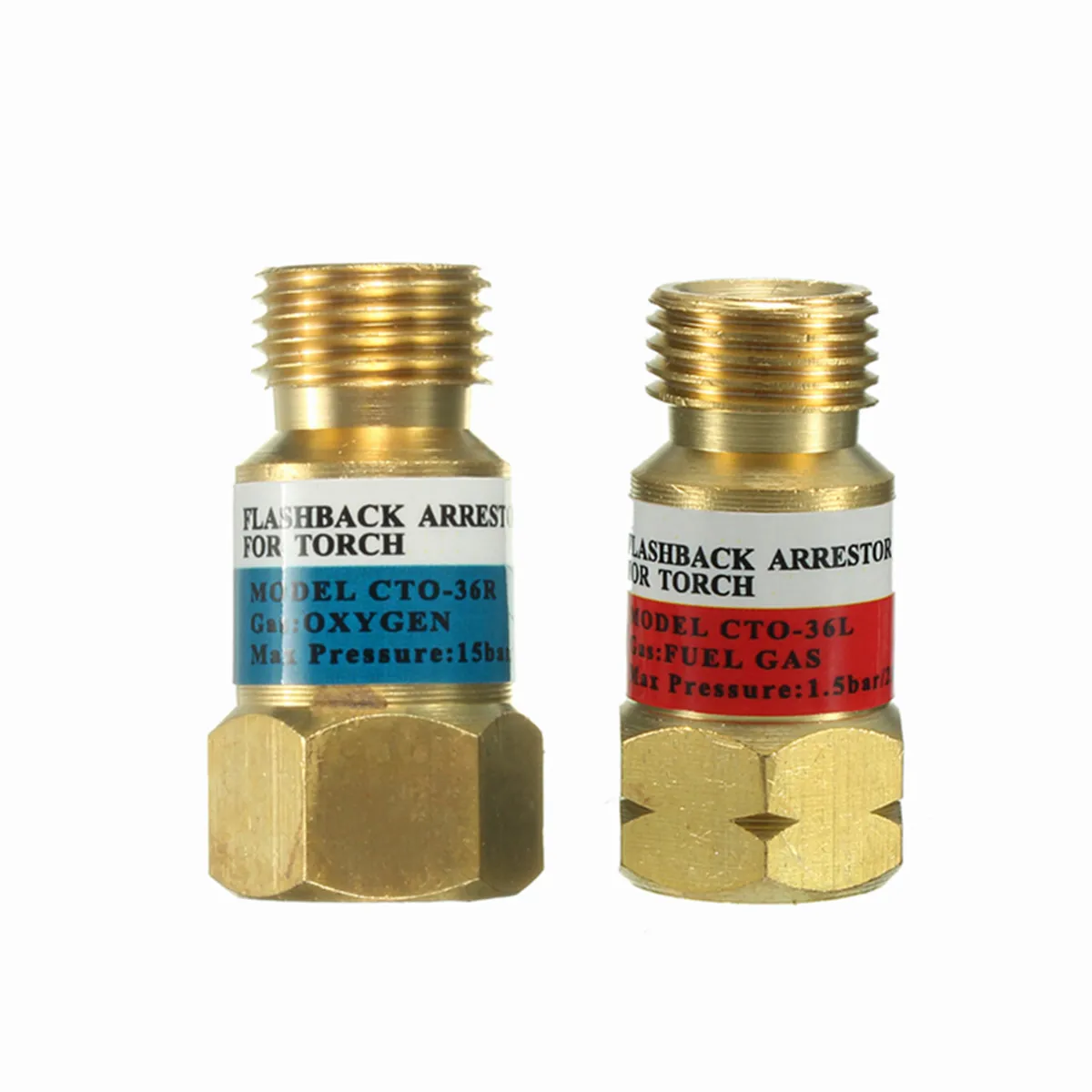 

Oxygen Acetylene Welding Check Valve Torch end use with flashback arrestor