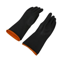 Пара 14," Длина Анти-кислотная промышленность химически стойкие резиновые перчатки