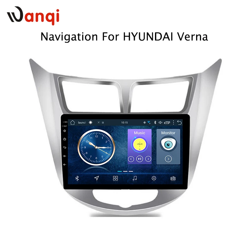 

Hot Sale 9 Inch Android 8.1 Car Dvd Gps Player For Hyundai accent/Verna 2012-2017 Radio Video Navigation Bt Wifi