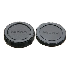 Rear Lens Cap Cover + Camera Front Body Cap Dust-proof Protect For Olympus M4/3 Black Replacement Camera Lens Caps Rear Lens Cap Cover + Camera Front Body Cap Dust-proof Protect For Olympus M4/3 Black Replacement Camera Lens Caps