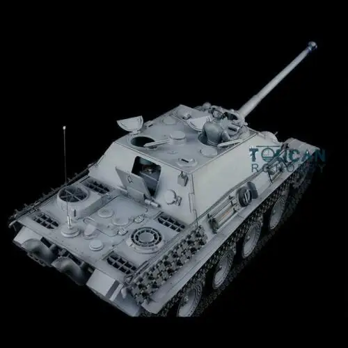 2 4G Henglong масштаб 1/16 серый 6 0 поколение ИК пластик немецкий Гепард RTR