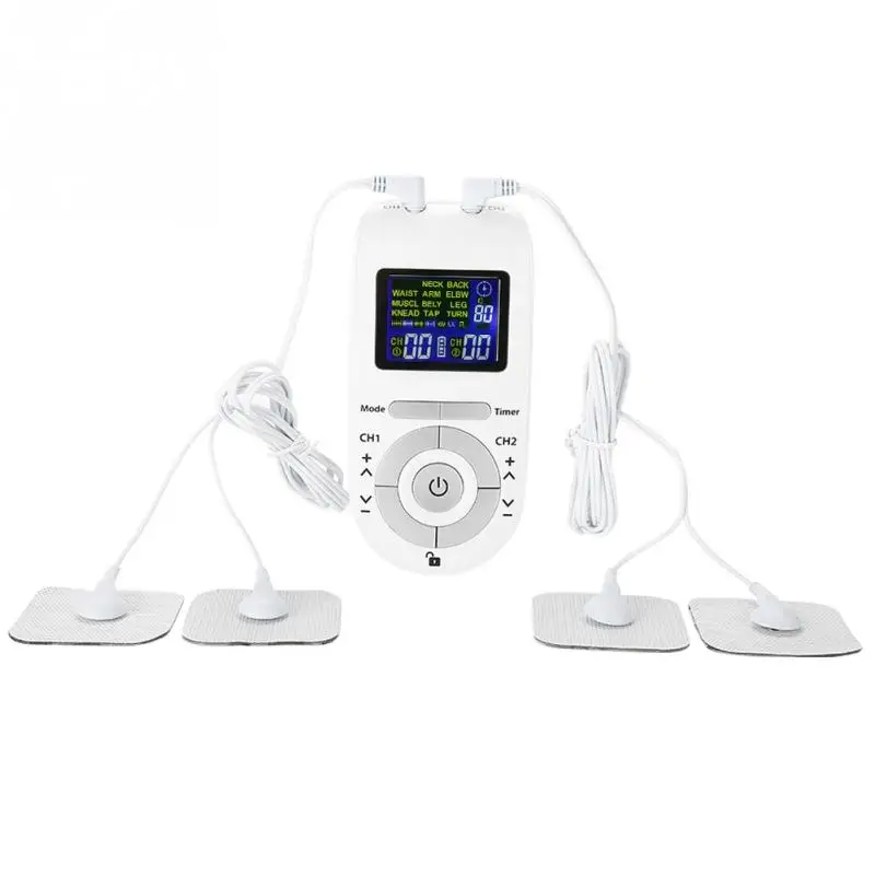 Tens Machine Digital Electrical Acupuncture Full Body Health Care Massager Pulse Neck Back Muscle Stimulator Pain Fatigue Relief