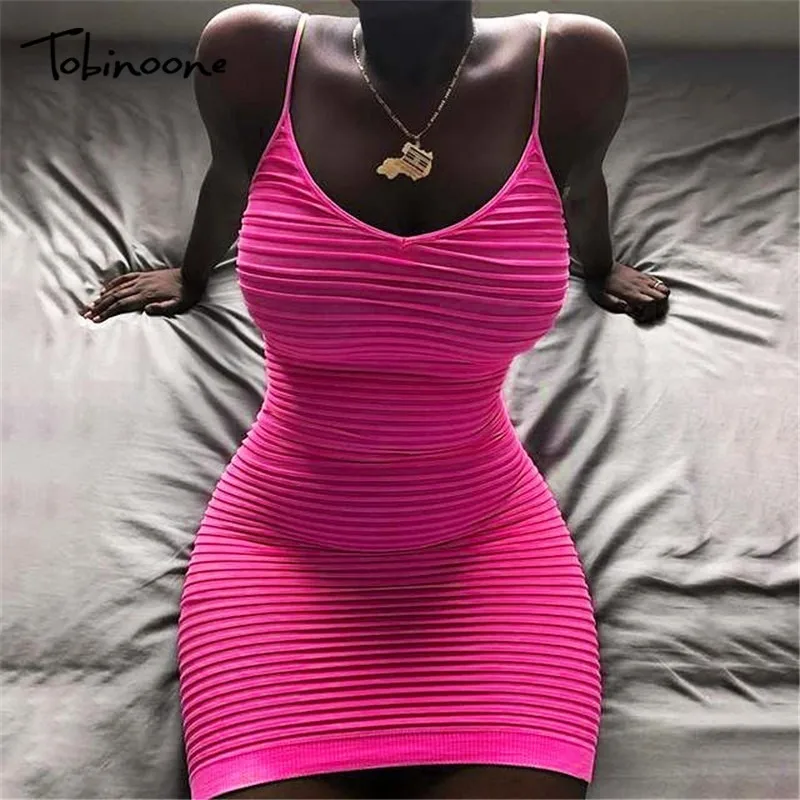 

Tobinoone Elegant wrap backless V neck sexy dress women 2019 summer mini party dress Bodycon gown short slim sundress vestidos