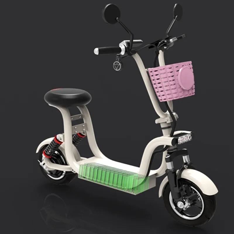 Discount Mini electric bicycle parent-child car small mini folding battery car adult men and women electric car 0