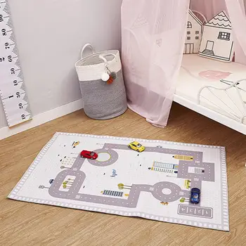 

INS Style Children Digital Highway Play Mat Gaming Carpet Floor Mat Crawling Pad Children's Room Decoration