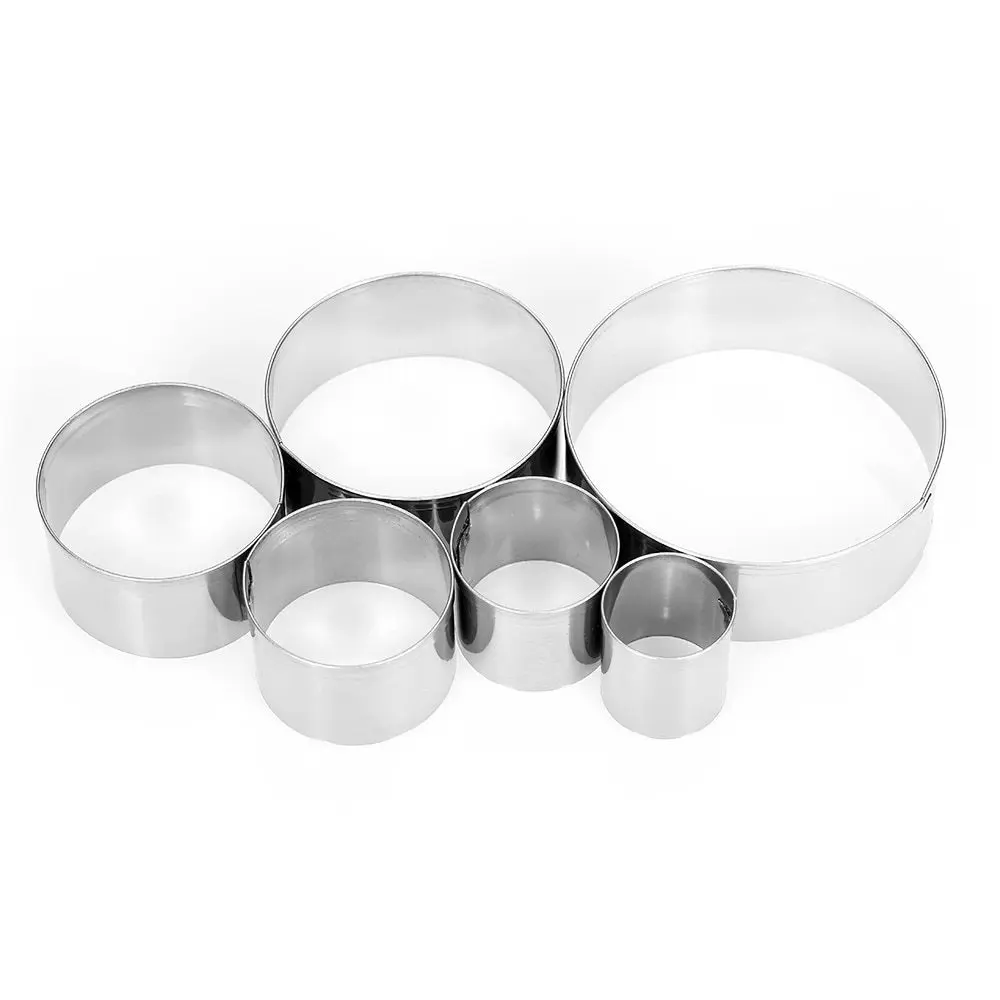 

Round Stainless Steel Cookie Cutters Fondant Baking Cookie Biscuit Cutters Sandwich Cutters Cookie Cutter
