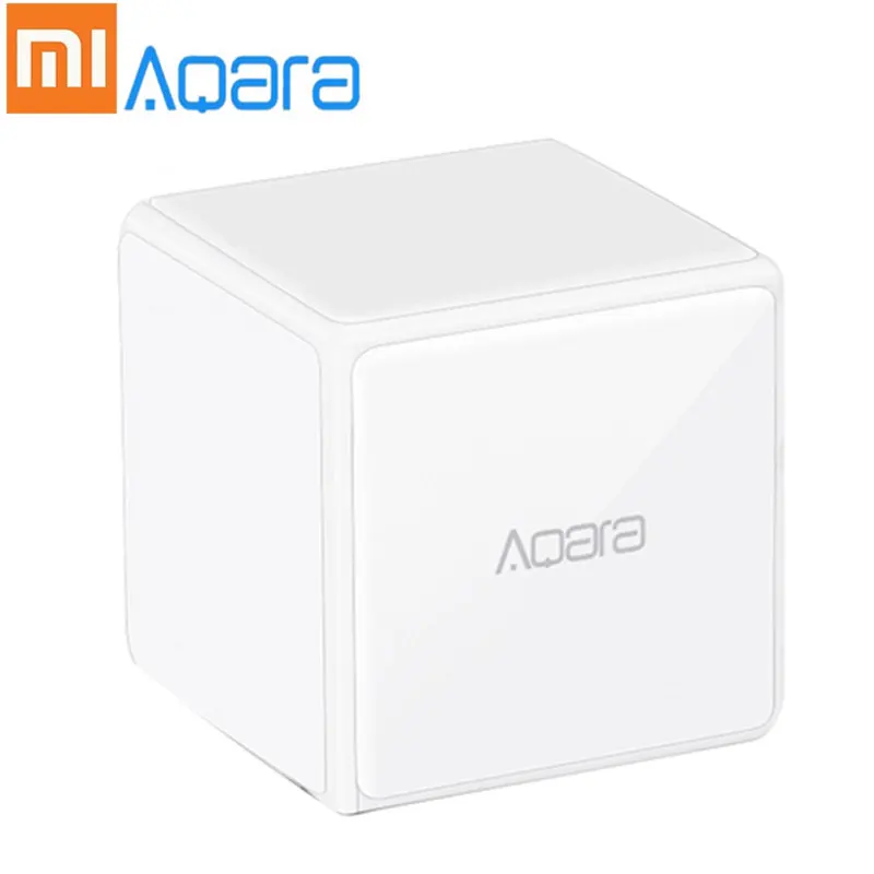 

Xiaomi AQara Cube Smart Home Controller Human Body Sensor Temperature Humidity Sensor 6 Actions Operation for Smart Home Device