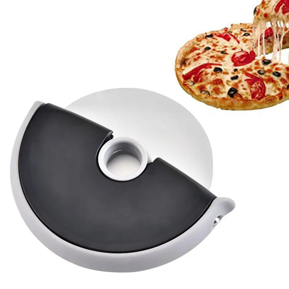 

High Quality Stainless Steel Pizza Wheel Pancake Cutter - Pizza Slicer Medium Cake Cutting Kitchen Baking Tool