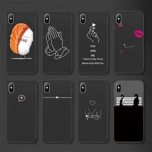 Чехол для телефона Ottwn Love для iPhone 11, 7, 8 Plus, X, XR, XS, Max, чехлы с принтом Love для iPhone 6, 6S Plus, Мягкая силиконовая задняя крышка