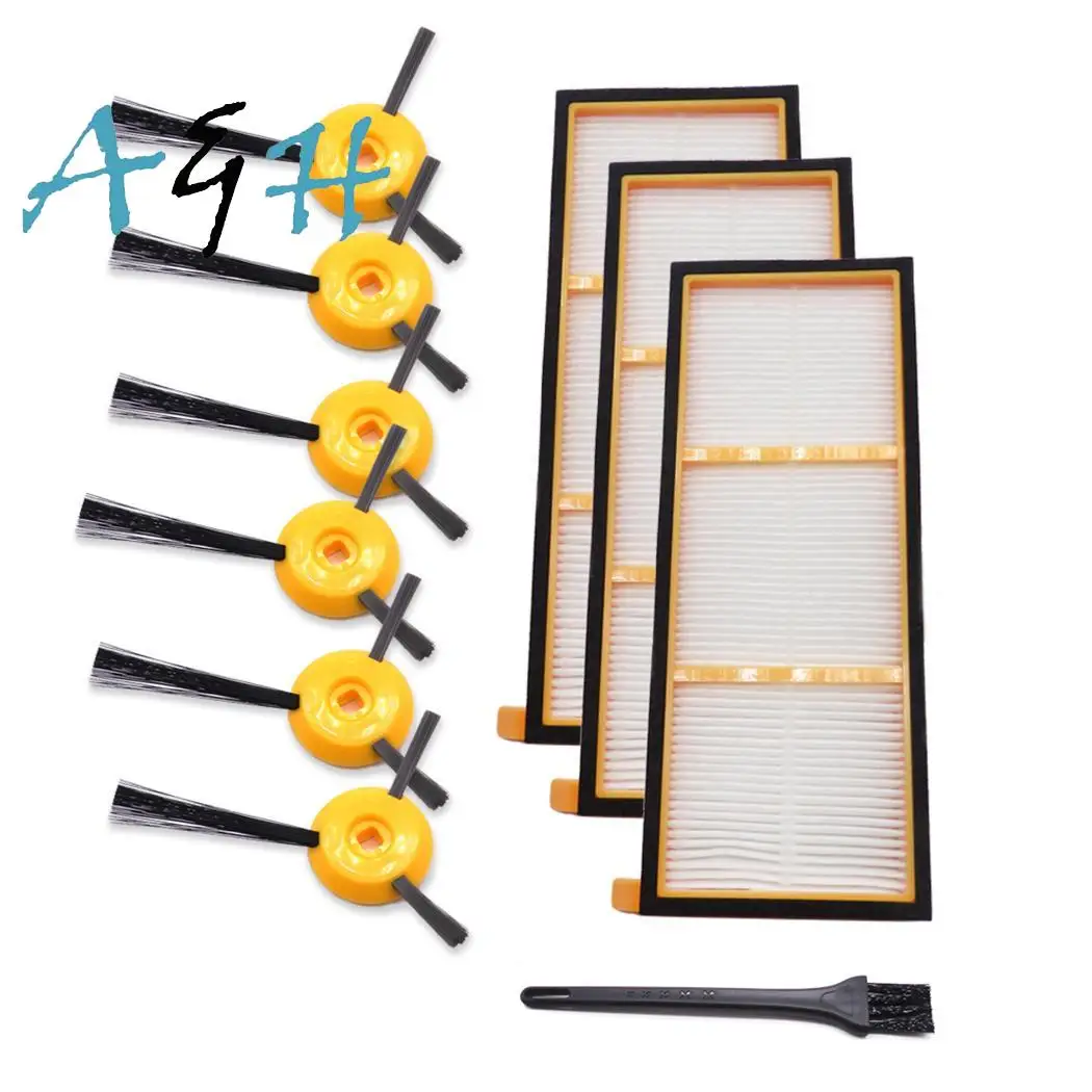 

Robot Vacuum Cleaner Filters Parts Replacement Yellow Side Brushes Filter
