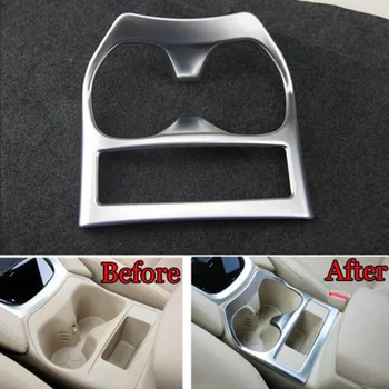 

Silver ABS Water Cup Holder Cover Trim Center Console Water Cup Holder Cover Trim For Nissan X-Trail Rogue 2014-2016